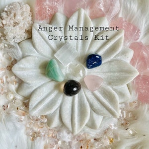Calming Crystal Kit: Tumbled Stones for Anger Management