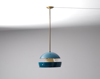 Italian Pendant Chandelier, Modern design of the 50s