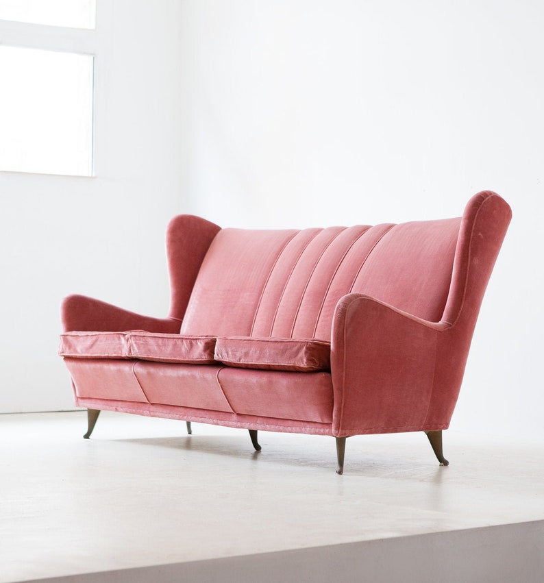 Italian Sofa by I.S.A. Bergamo 1950s Etsy UK
