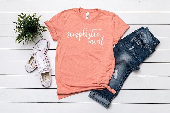 Bella Canvas 3001 Heather Prism Sunset T-Shirt Mockup