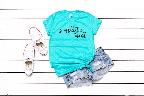 Bella Canvas 3001 Heather Sea Green T-Shirt Mockup Bella Canvas 3001 Heather Sea Green T-Shirt Mockup