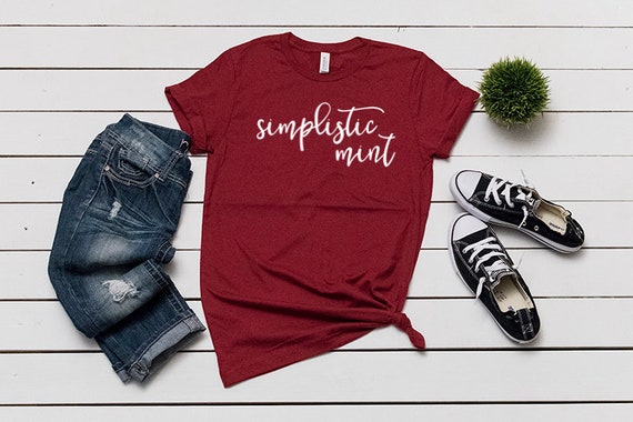 Bella Canvas 3001 Cardinal T-Shirt Mockup Flat Lay Bella Canvas 3001 Cardinal T-Shirt Mockup Flat Lay