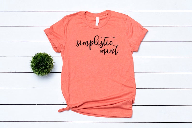 Bella Canvas 3001 Heather Orange T-Shirt Mockup Shirt Flat ...