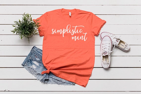 Bella Canvas 3001 Coral Crew Neck 