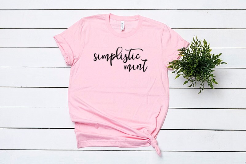 Pink Theme Women Styled Unisex T-shirt Flat Lay Pink Summer Outfit Inspiration Mockup Heliconia Gildan Mockup T-shirt Style2