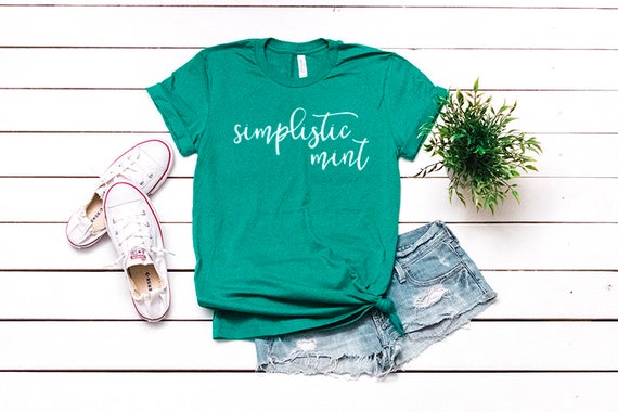 Bella Canvas 3001 Kelly Green T Shirt Mockup Shirt Flat Lay Etsy