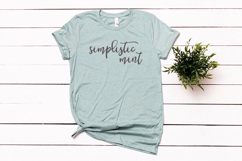 Bella Canvas 3001 Heather Prism Dusty Blue T Shirt Mockup Etsy