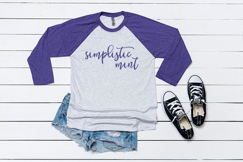 Download Next Level 6051 Purple Baseball Tee Mockup Baseball T ...