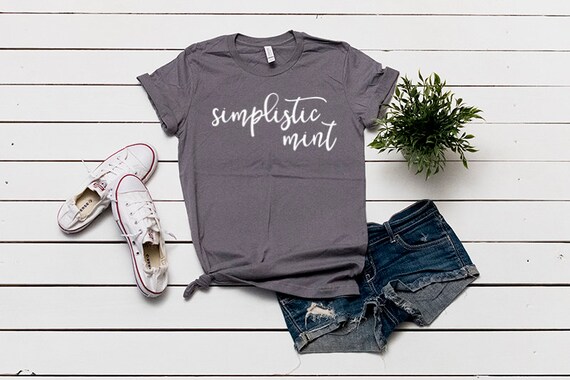 Bella Canvas 3001 Storm T Shirt Mockup Shirt Flat Lay Etsy