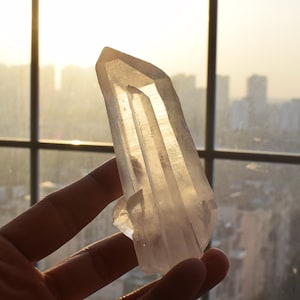 Natural Lemurian Seed,Clear Quartz Crystal,Healing Crystal,Anniversary Gift,Lemurian Crystal Point B691