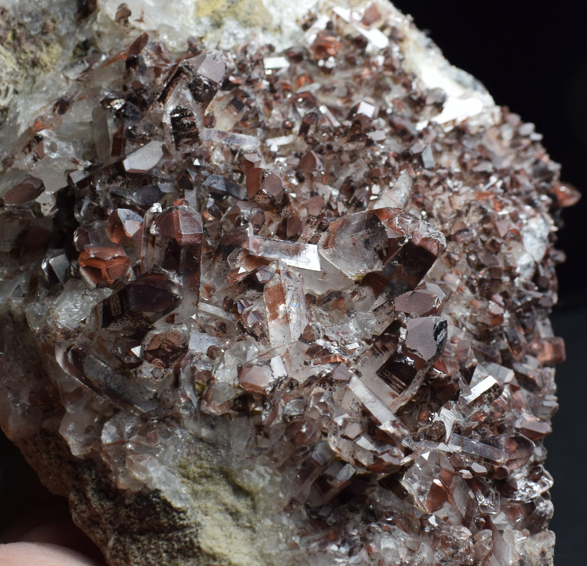 Buy Large Natural Red Phantom Clear Quartz Crystal Cluster,home