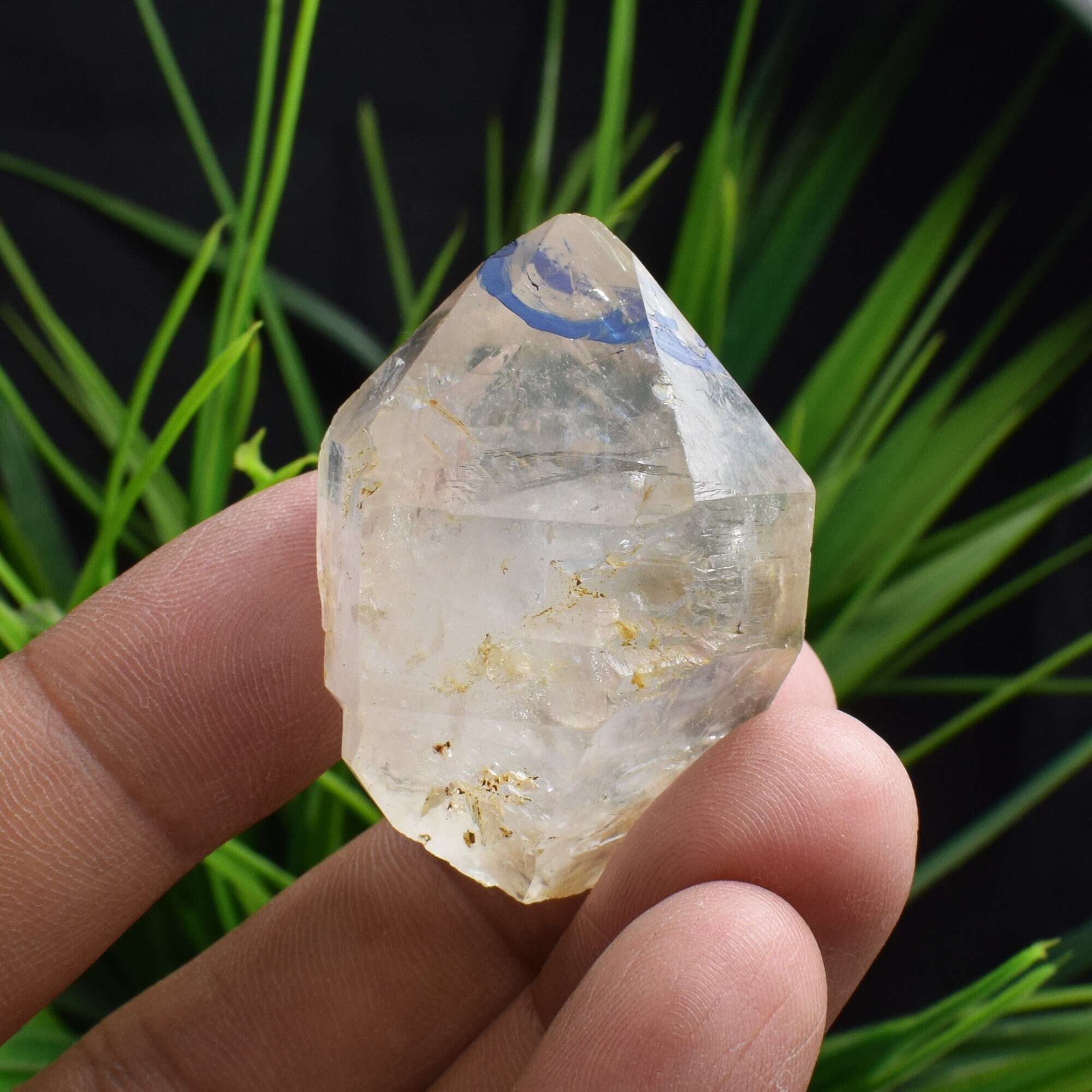 31g Moving Water Bubble Quartz Crystalenhydro Crystalmineral Etsy