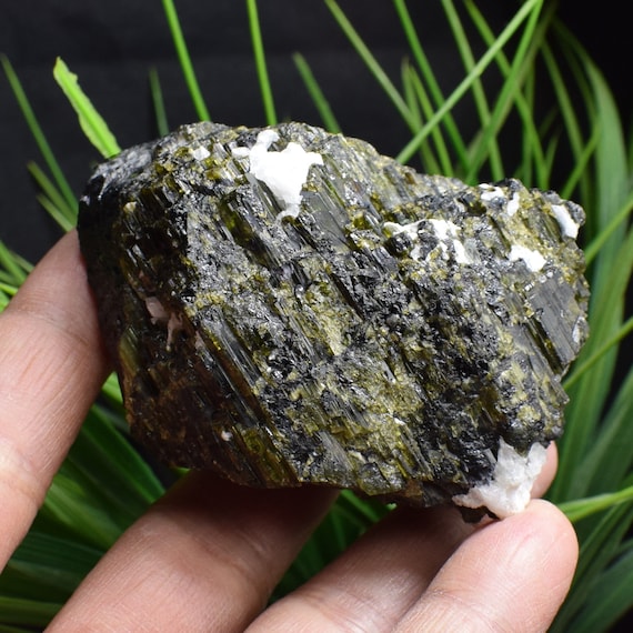 Black and green tourmaline best sale