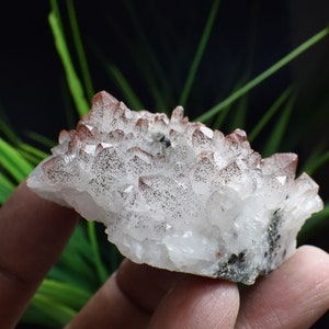 Calcite di calcopirite con ammasso di cristallo rosso, minerale di rame, calcopirite su roccia, cluster di rame, intercrescita di calcite calcopirite B1626