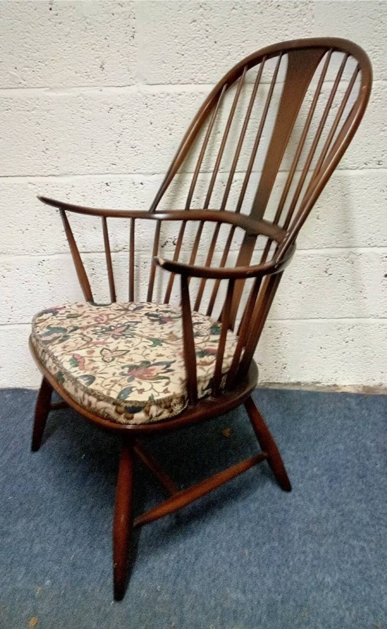 Ercol Armchair Model 472 Blue Label Chairmakers Chair Etsy UK