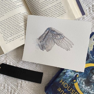 PRINT and Hunt Athalar wings  / Crescent City hoeab hosab / Malakim wingspan MAAS fanart