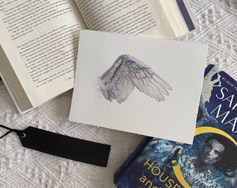 PRINT and Hunt Athalar wings  / Crescent City hoeab hosab / Malakim wingspan MAAS fanart