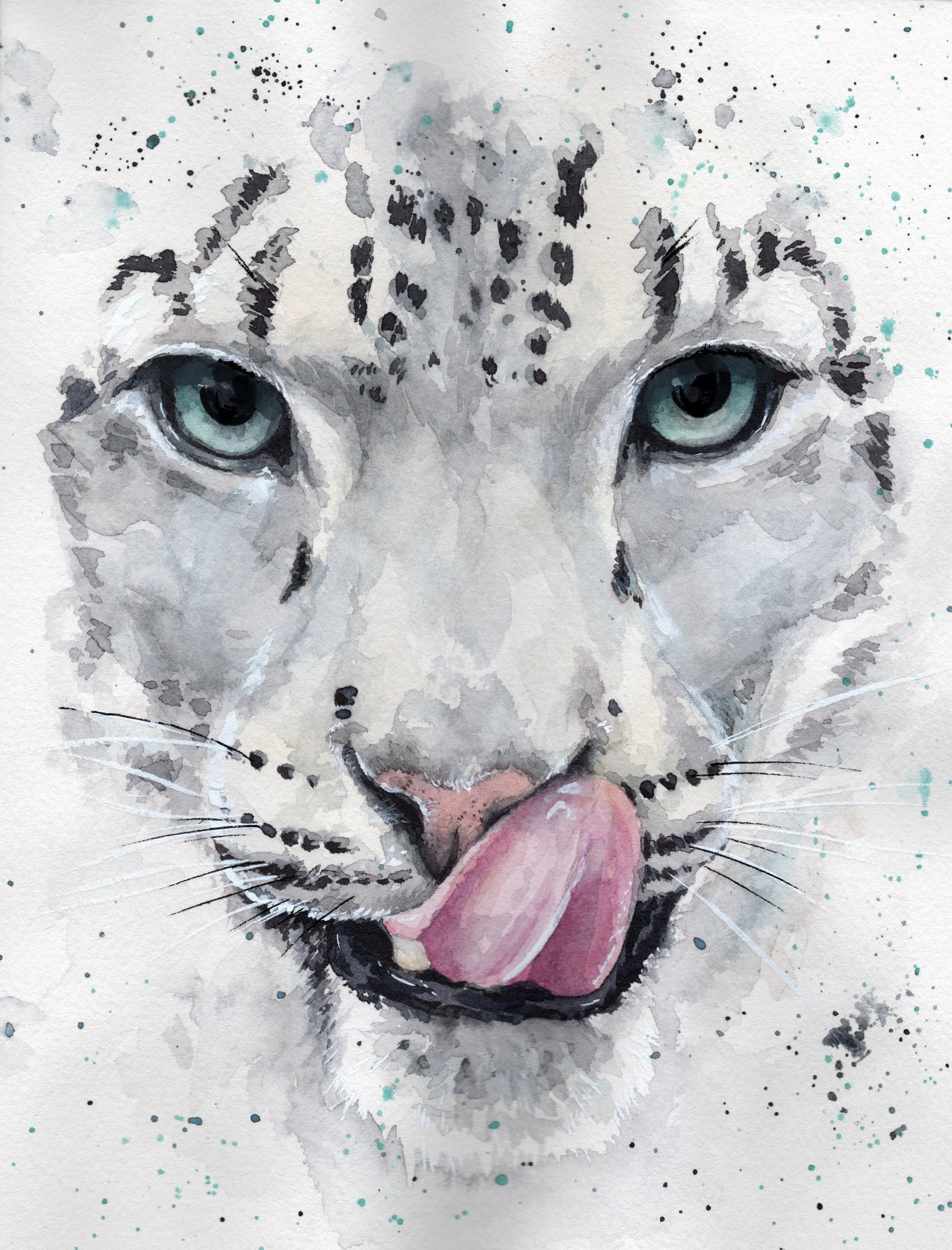 Leopard Watercolor -  Canada