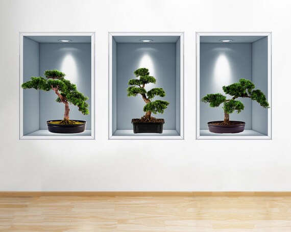 R814 Bonsai Baum Natur Wohnzimmer Fenster Wand Aufkleber 3D | Etsy R814 Bonsai Baum Natur Wohnzimmer Fenster Wand Aufkleber 3D | Etsy