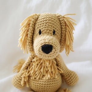 Golden Retriever // Golden retriever de crochet // Perro de juguete // Regalo de juguete personalizado // Peluche de perro de crochet // Perro personalizado //