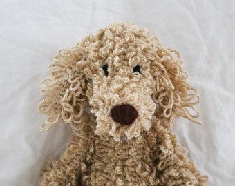 black goldendoodle stuffed animal