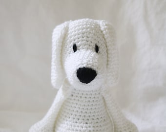 White Labrador Retriever // Crochet Labrador // Toy dog // Custom dog // Crochet dog // White lab //