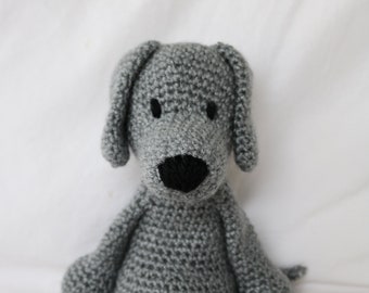 Weimaraner // Silver Labrador // Gray Labrador Toy // Weimaraner Toy // Custom dog // Silver Labrador Toy // Gray lab // Crochet Weimaraner