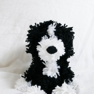 Bernedoodle // Doodle // Crochet bernedoodle // Toy Doodle // Stuffed Bernedoodle // Crochet doodle // Custom dog // image 1