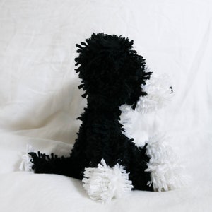 Bernedoodle // Doodle // Crochet bernedoodle // Toy Doodle // Stuffed Bernedoodle // Crochet doodle // Custom dog // image 2