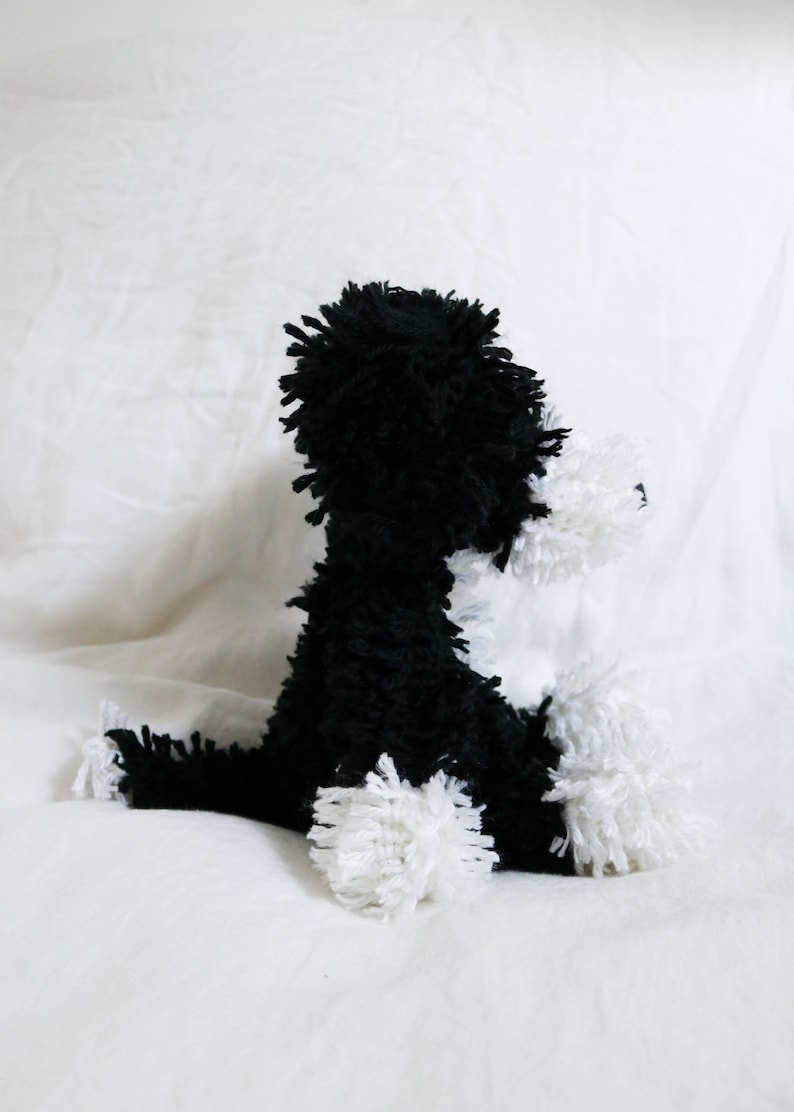 Bernedoodle // Doodle // Crochet bernedoodle // Toy Doodle // Stuffed Bernedoodle // Crochet doodle // Custom dog // image 2