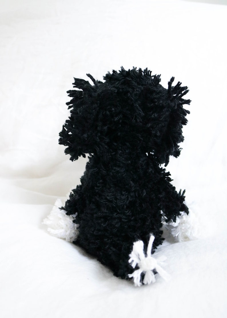 Bernedoodle // Doodle // Crochet bernedoodle // Toy Doodle // Stuffed Bernedoodle // Crochet doodle // Custom dog // image 3