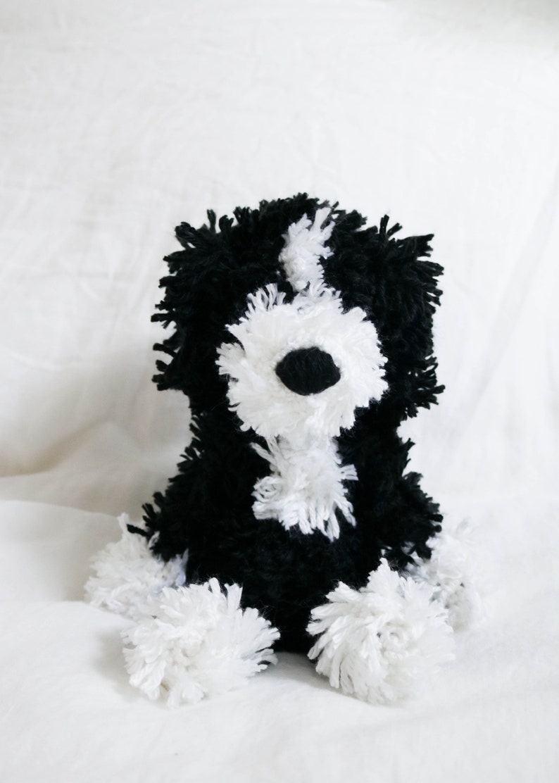 Bernedoodle // Doodle // Crochet bernedoodle // Toy Doodle // Stuffed Bernedoodle // Crochet doodle // Custom dog // image 1