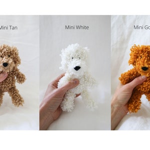 Goldendoodle // Labradoodle // Crochet goldendoodle // Toy doodle dog // Stuffed Goldendoodle // Custom crochet labradoodle // plushie gift image 6