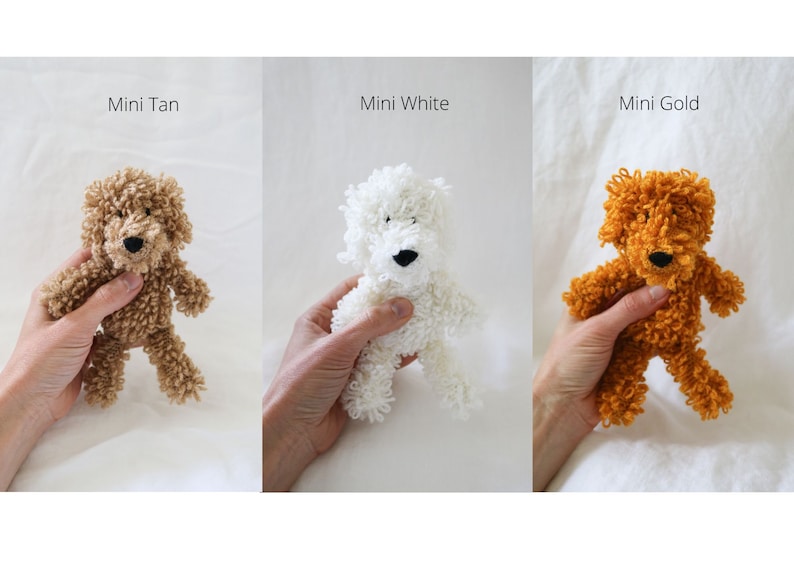 Goldendoodle // Labradoodle // Crochet goldendoodle // Toy doodle dog // Stuffed Goldendoodle // Custom crochet labradoodle // plushie gift image 6