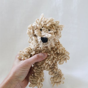 Goldendoodle // Labradoodle // Crochet goldendoodle // Toy doodle dog // Stuffed Goldendoodle // Custom crochet labradoodle // plushie gift image 5