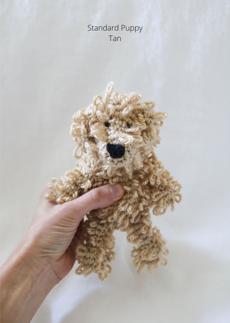 Goldendoodle // Labradoodle // Crochet goldendoodle // Toy doodle dog // Stuffed Goldendoodle // Custom crochet labradoodle // plushie gift image 5