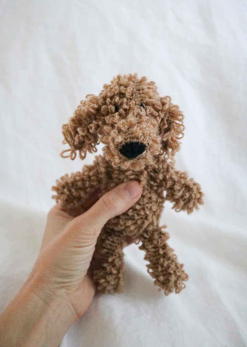 Goldendoodle // Labradoodle // Crochet goldendoodle // Toy Etsy