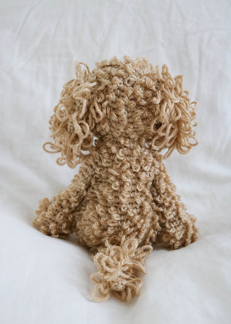Goldendoodle // Labradoodle // Crochet goldendoodle // Toy doodle dog // Stuffed Goldendoodle // Custom crochet labradoodle // plushie gift image 2