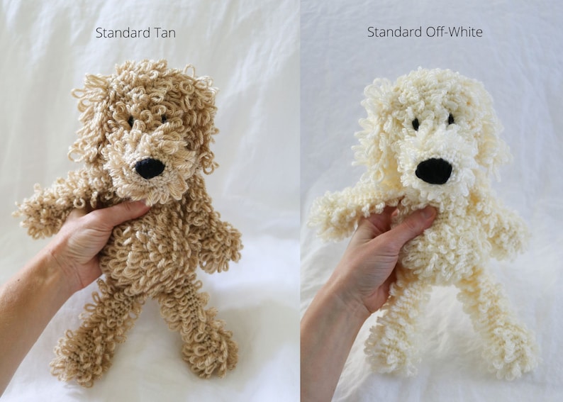 Goldendoodle // Labradoodle // Crochet goldendoodle // Toy doodle dog // Stuffed Goldendoodle // Custom crochet labradoodle // plushie gift image 3