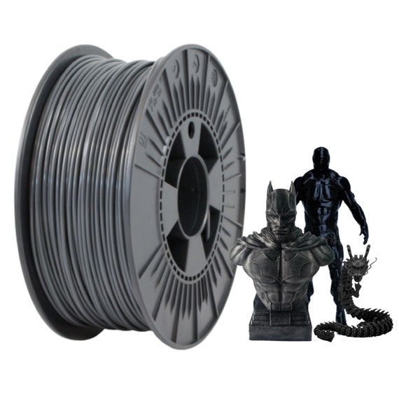 3D Printer Filament PLA 1KG 1.75mm. Black, White, Orange, Blue, Red, Green, Yellow, Grey in stock.