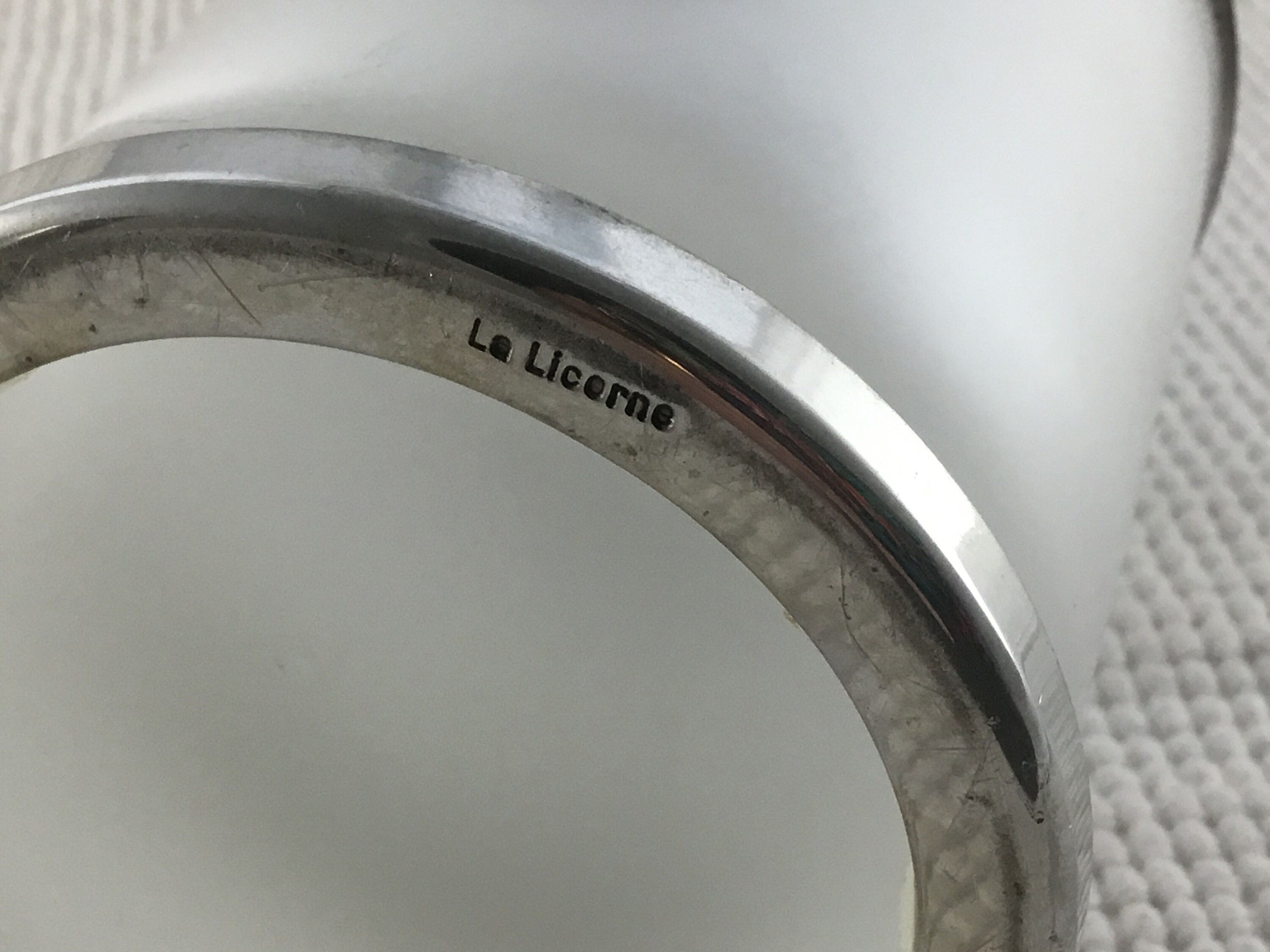 Flacon Vintage En Verre Et étain, Style Art Déco, Par Les Étains De Paris