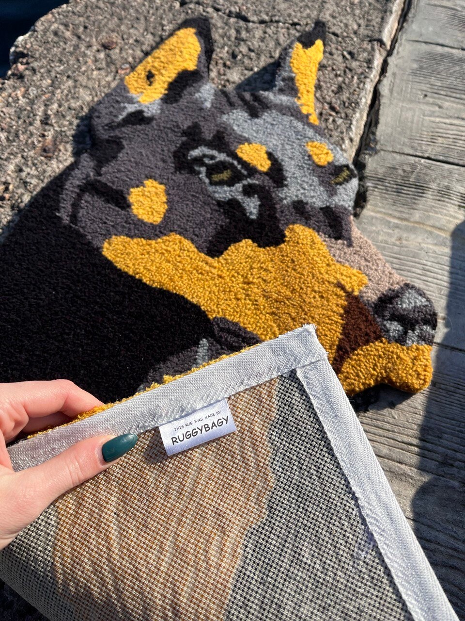 Portrait Rug Pets Rug Commission Rug Custom Tufted Rug Rug Etsy