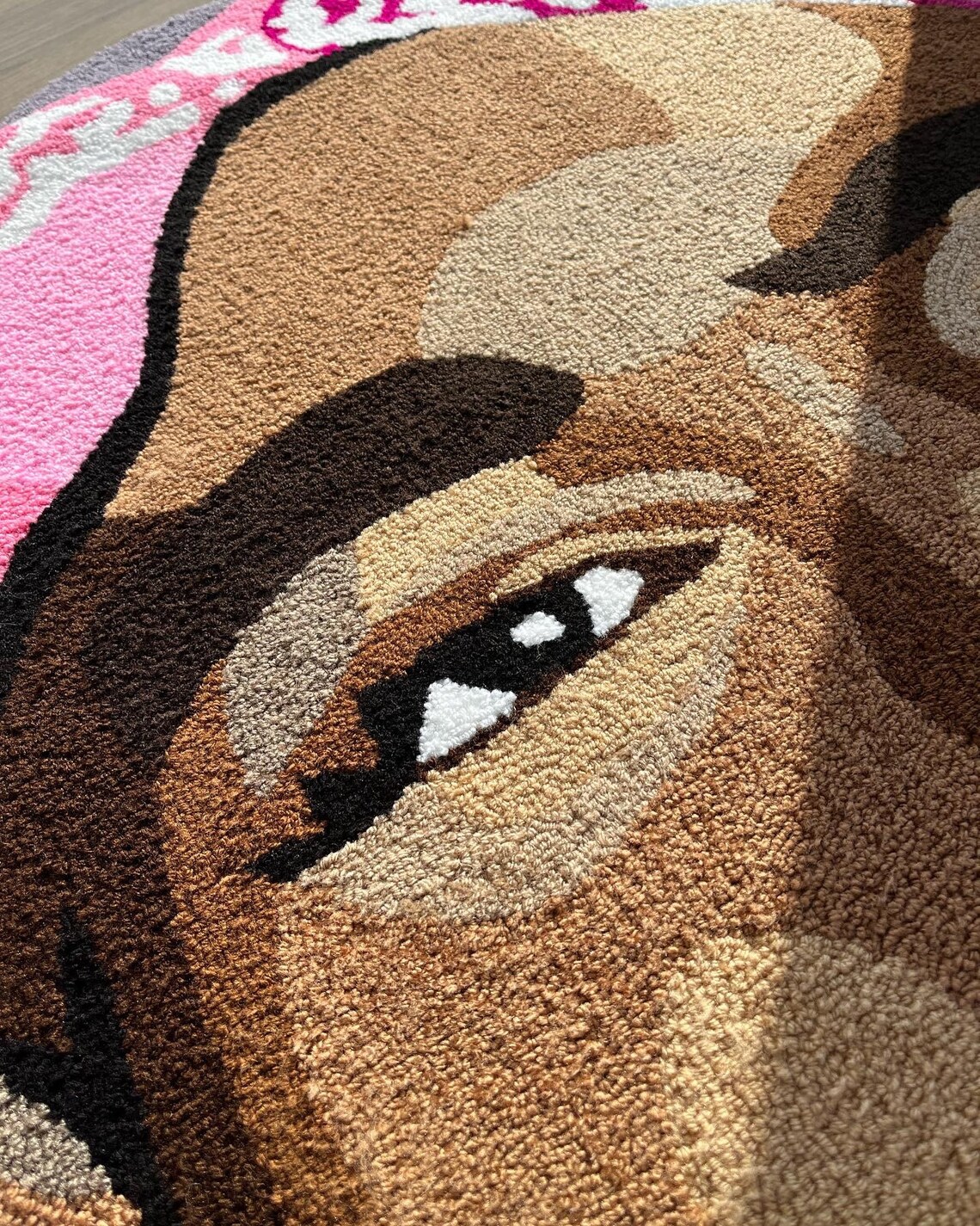 Tufted Custom Rug Portrait Rug 2pac Rug Aethetic Living Etsy