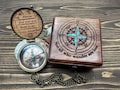 Personalized Compass Anniversary, Birthday, Groomsmen Gift for Him Custom Engraved Christmas Gift For Dad Boy Scout Cub Eagle Camping Gift