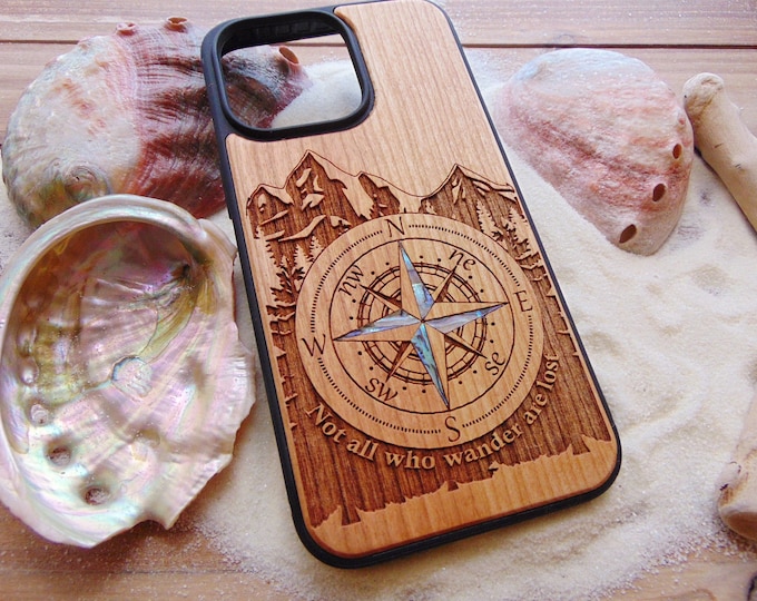 Featured listing image: iPhone 15, 14, 13 pro max case, compass design phone case, Samsung Galaxy S24, S23, S22 ultra, personalized gift for men