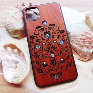 Unique iPhone 17 Pro Max, Air Cases with Abalone Shell Inlay - Handmade, Stylish Protection
