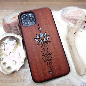 Unique iPhone 17 Pro Max, Air Cases with Abalone Shell Inlay - Handmade, Stylish Protection