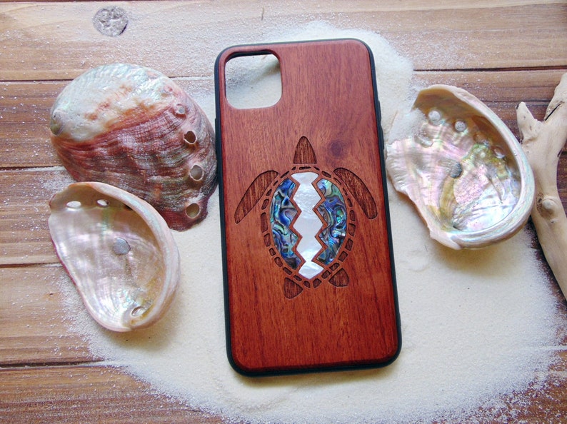 iPhone 13,12,11 Pro Max case, Samsung Galaxy S22 ultra, S21, S20 plus Turtle design, personalized gift abalone shell inlay phone case  