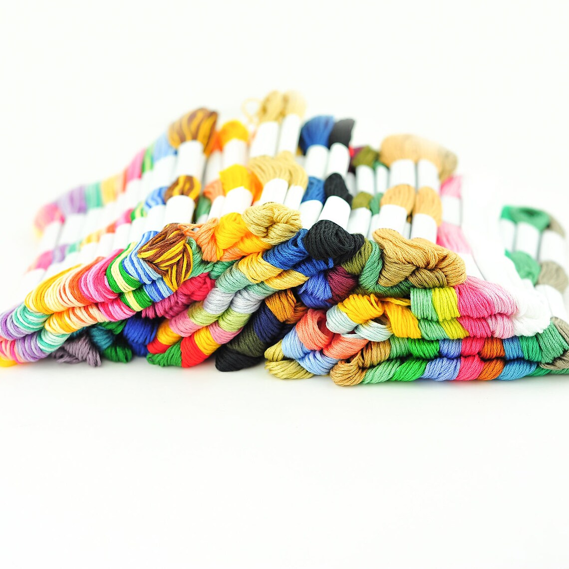 Embroidery Thread Skeins Assorted Colour Cotton/Polyester Etsy