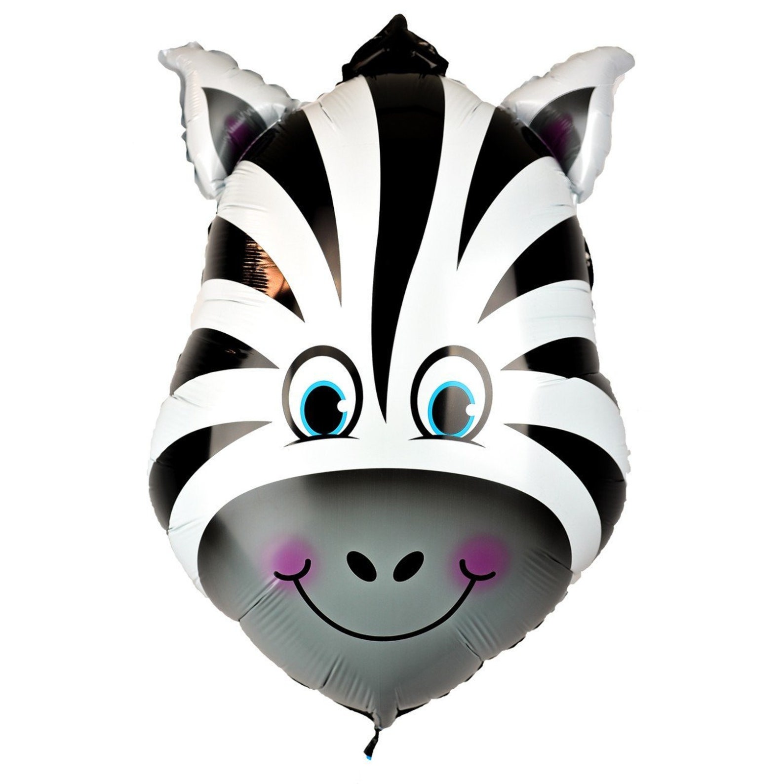 24 Zebra Balloon Cute Safari Animal Balloons Metallic Etsy